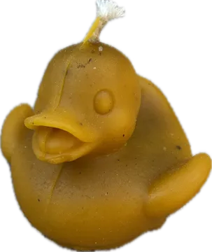 Bougie canard en cire d'abeille