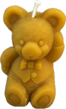 Bougie ourson en cire d'abeille