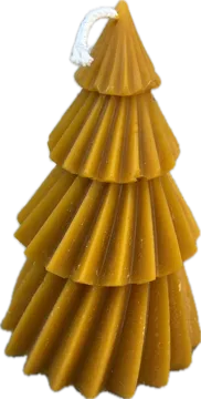 Bougie sapin en cire d'abeille